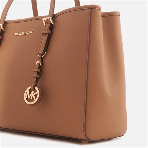 michael kors jet set large logo tote bag|michael kors large open tote.